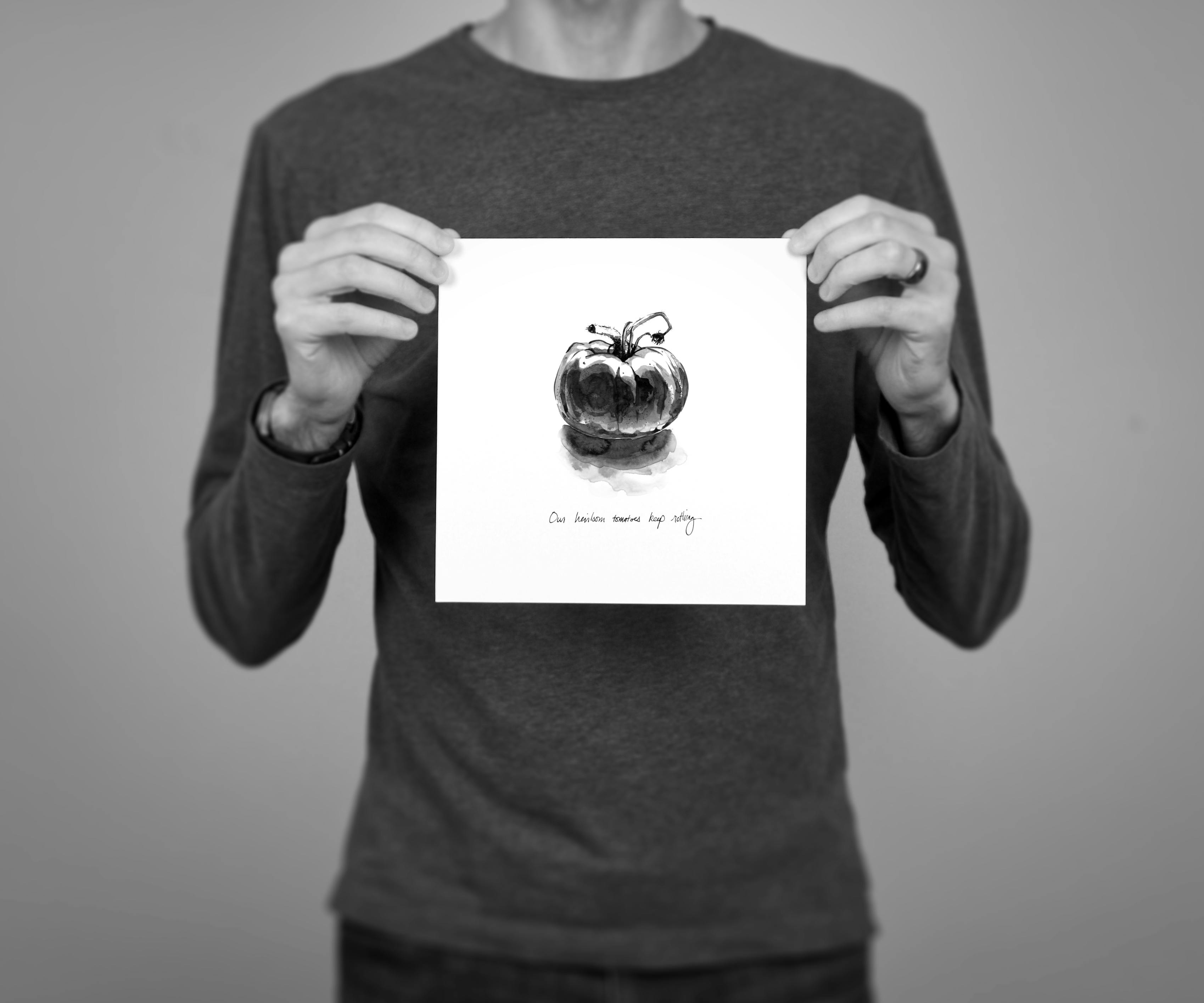 Tomato, 6 x 6” giclee print