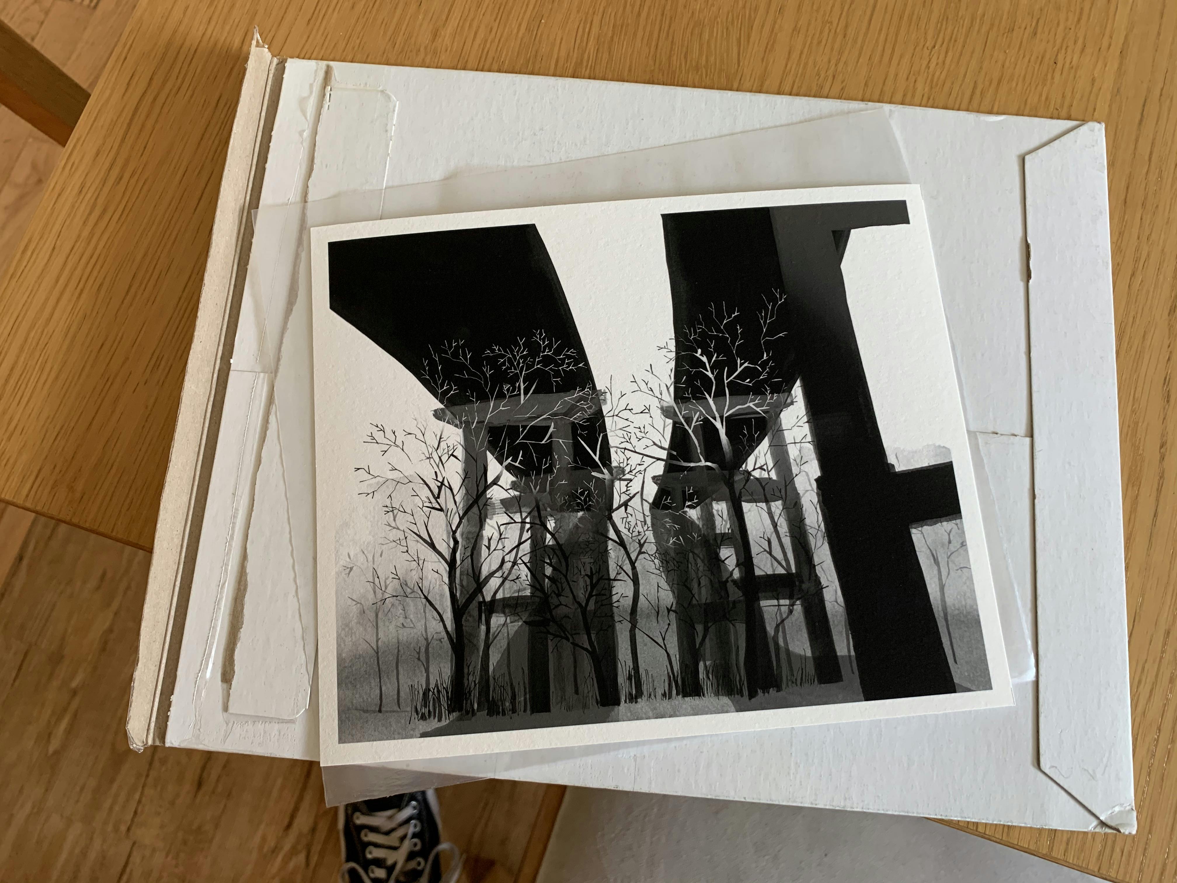 A proof of my “bridges” print