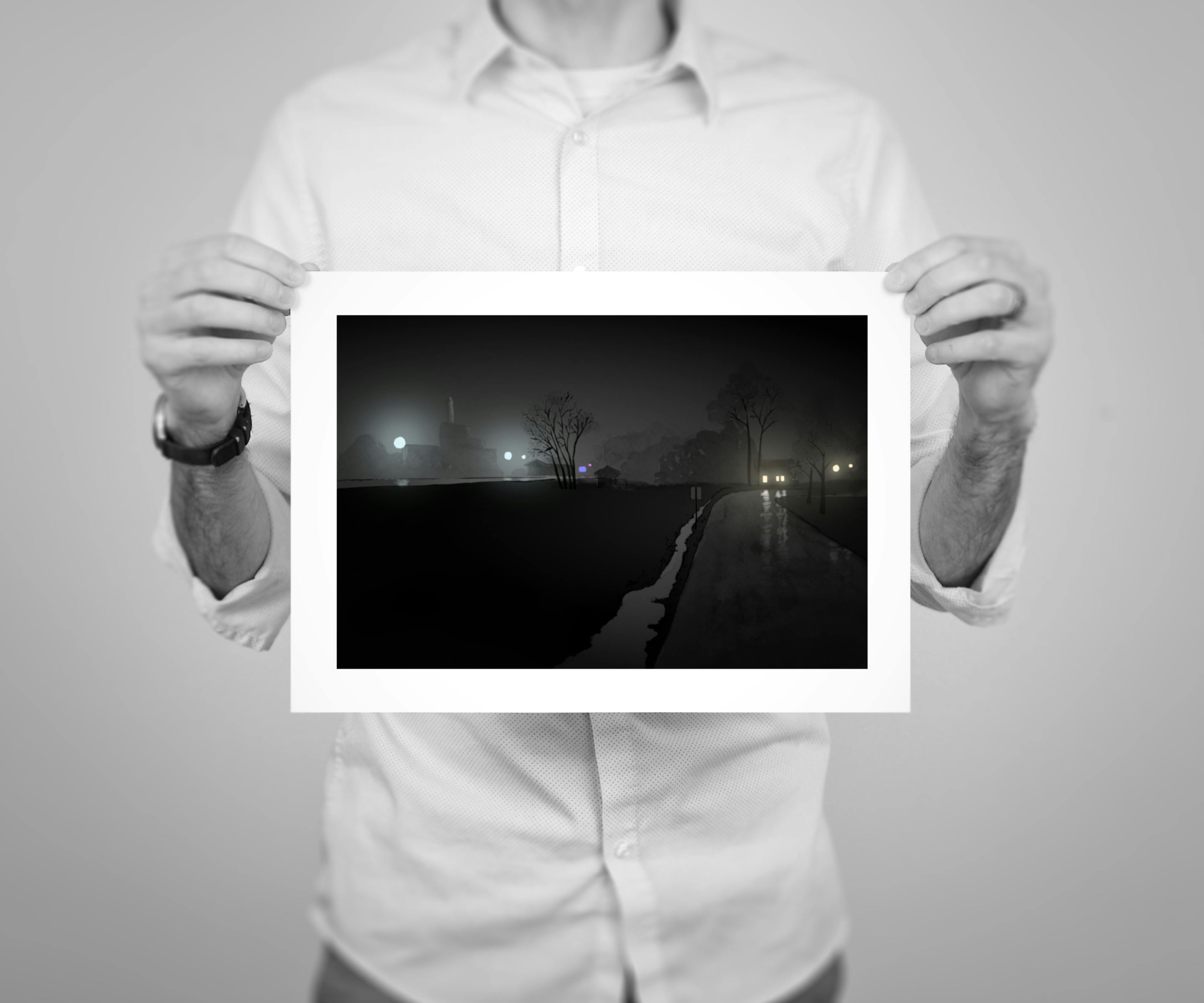 Gutter, 12 x 8” giclee print