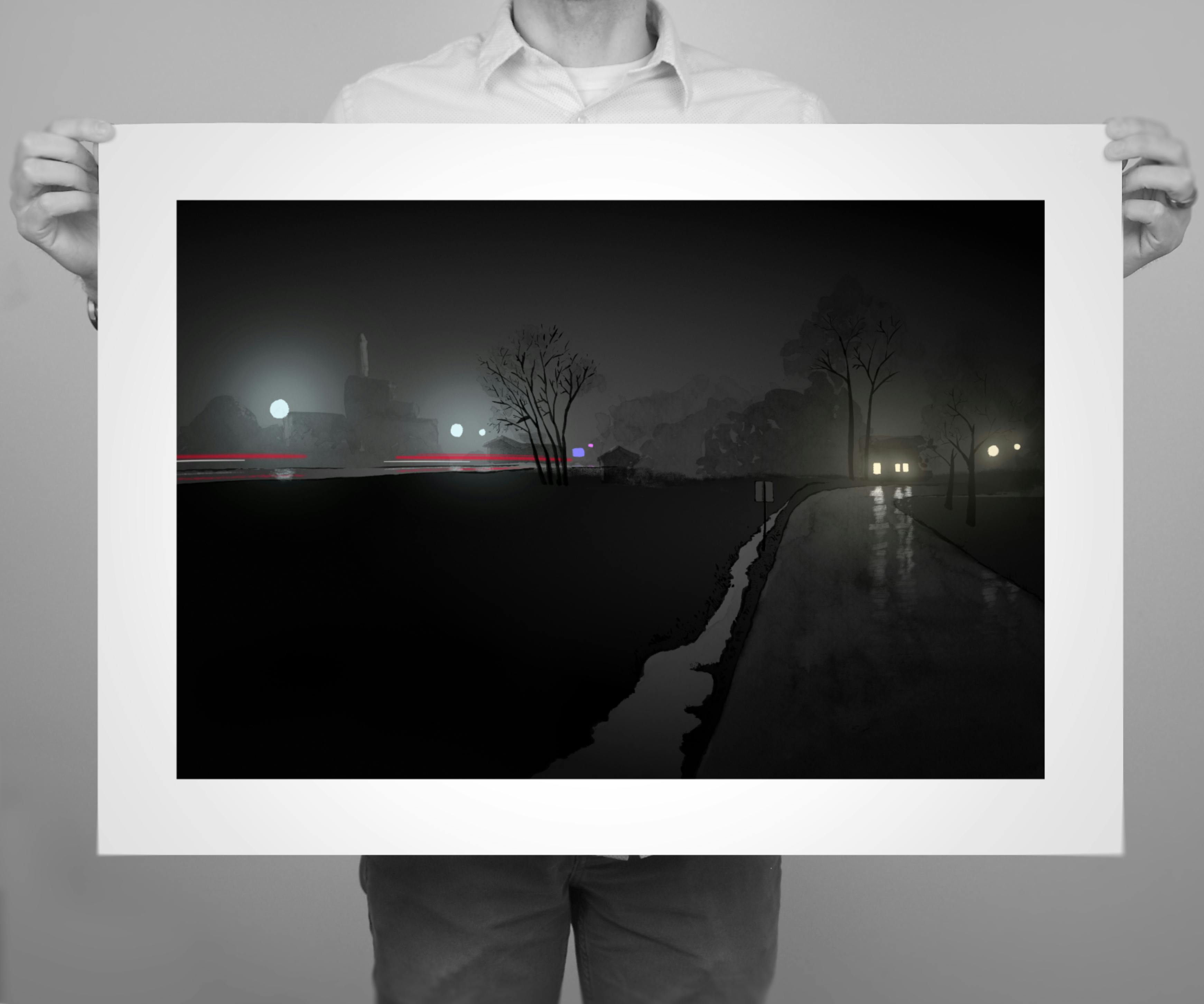 Gutter, 24 x q6” giclee print