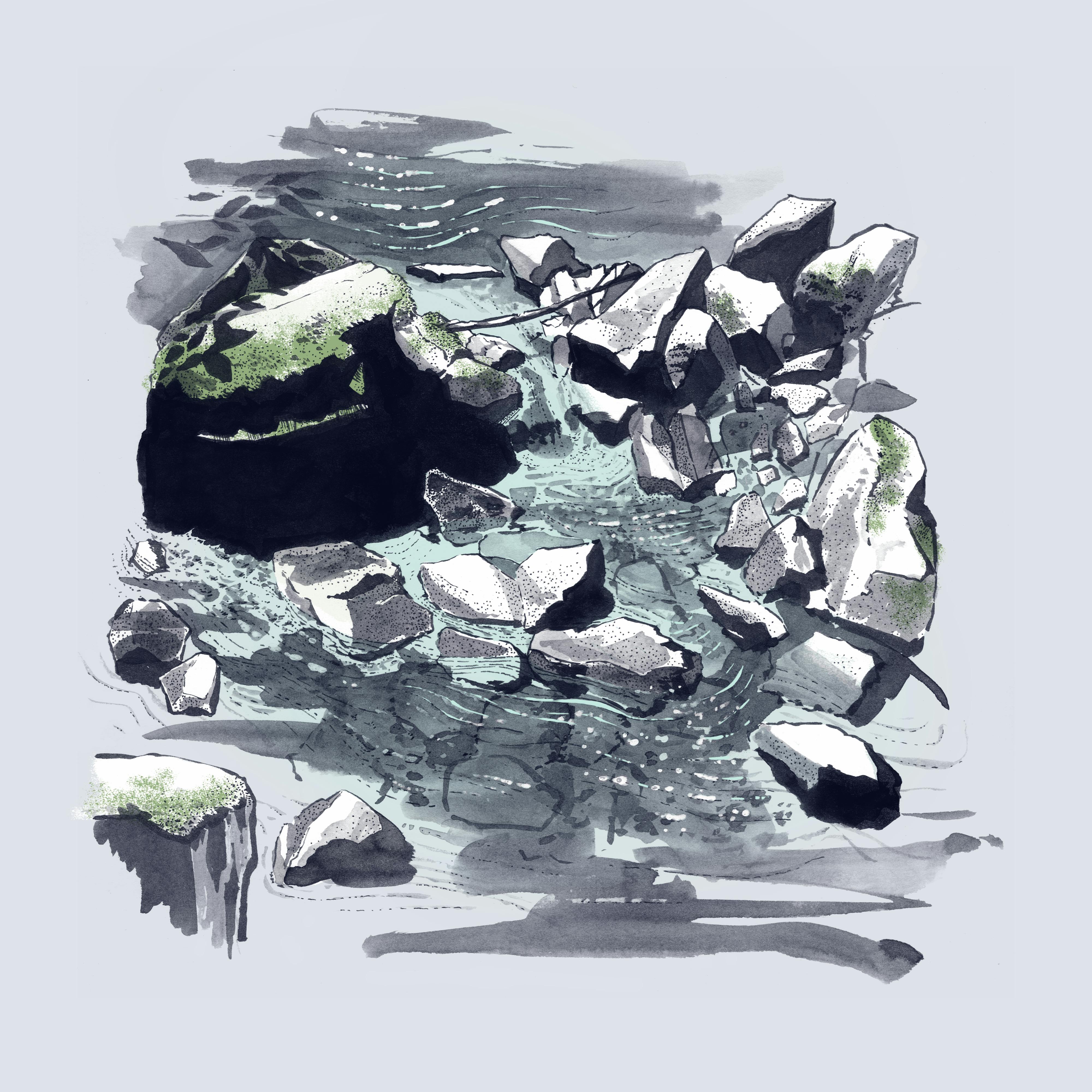 Patapsco: rocks