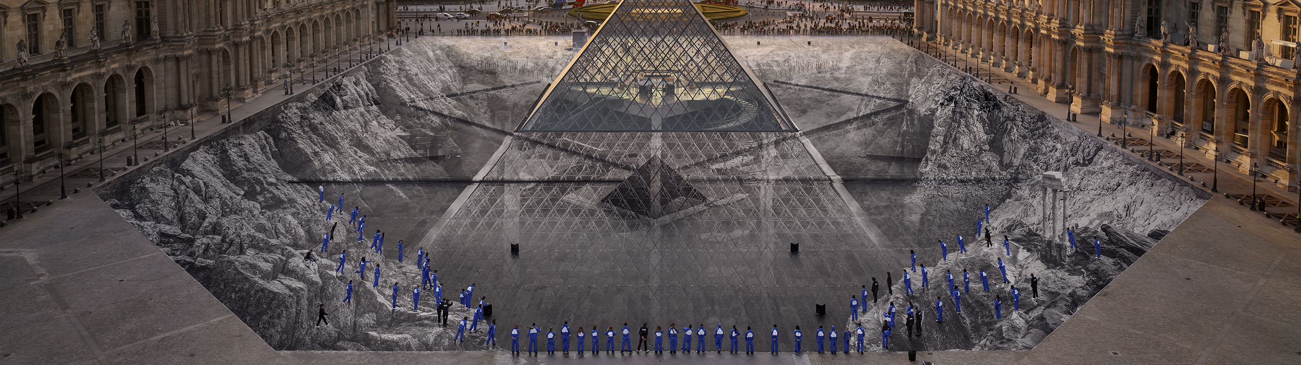 JR AU LOUVRE & LE SECRET DE LA GRANDE PYRAMIDE