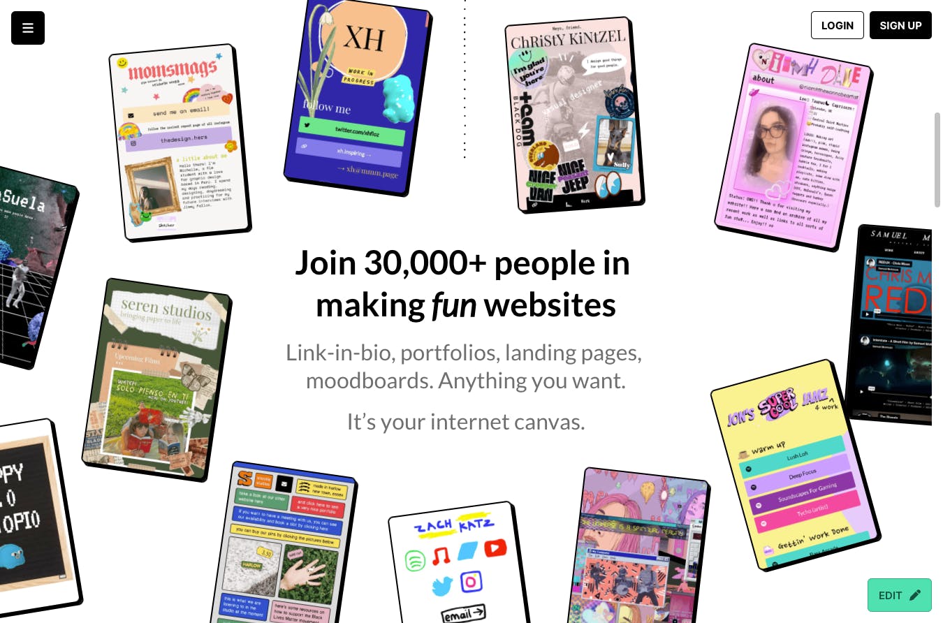 mmm.page, a fun spin on modern site building