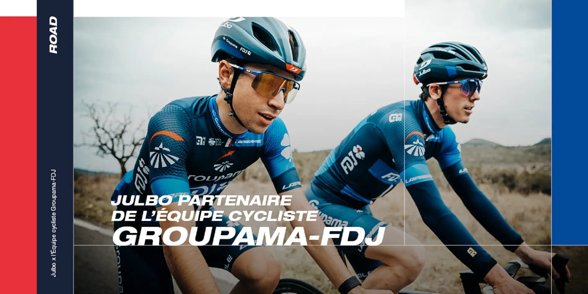 Julbo becomes a partner of the Groupama FDJ cycling team