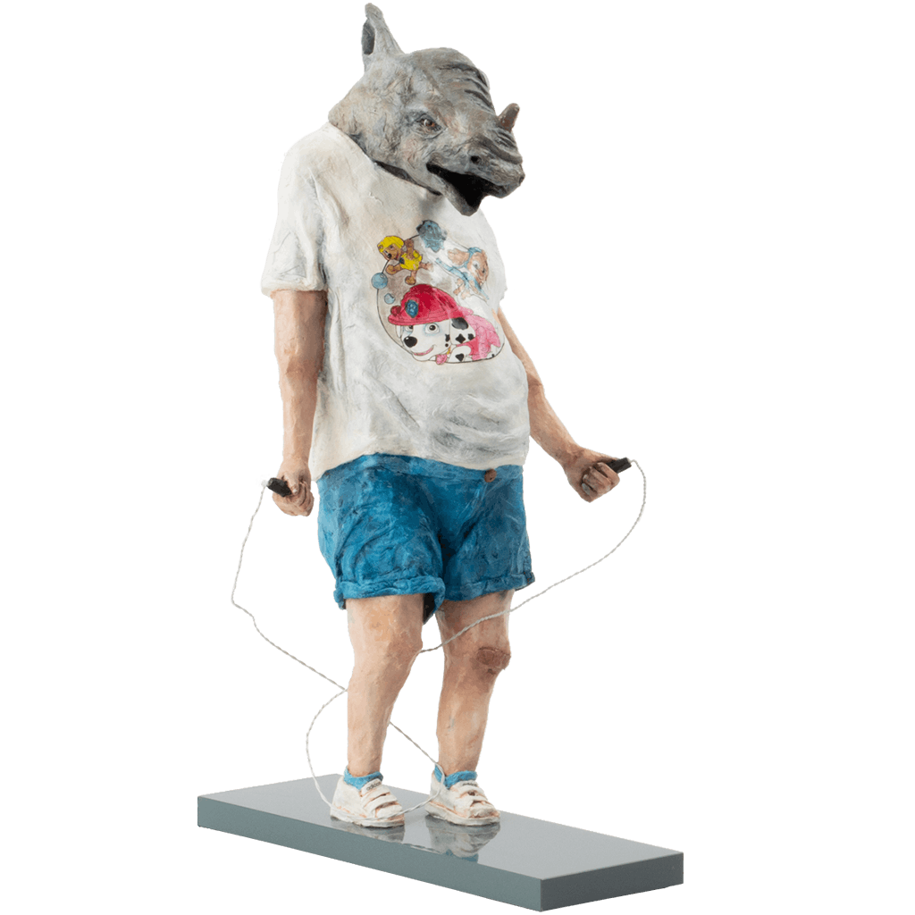 Sculpture by Julia Williamson LYAM RHINO