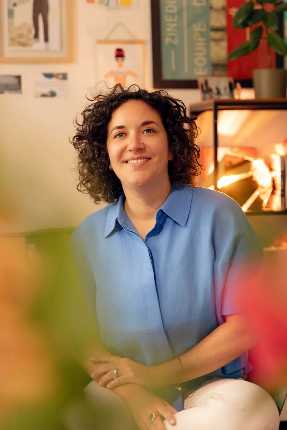 Julie Brun, kinésiologue à Paris, souriante