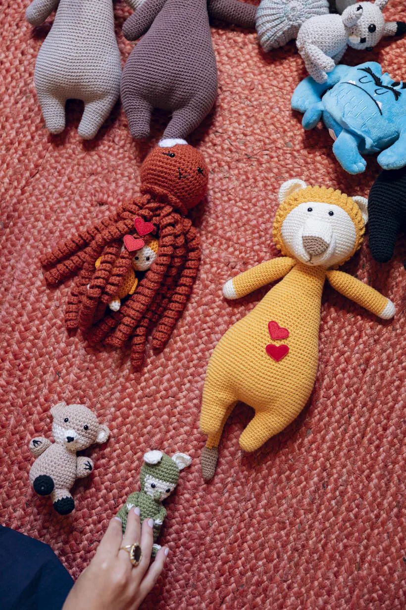 Peluches utilisées dans la méthode Raconte-moi mon histoire