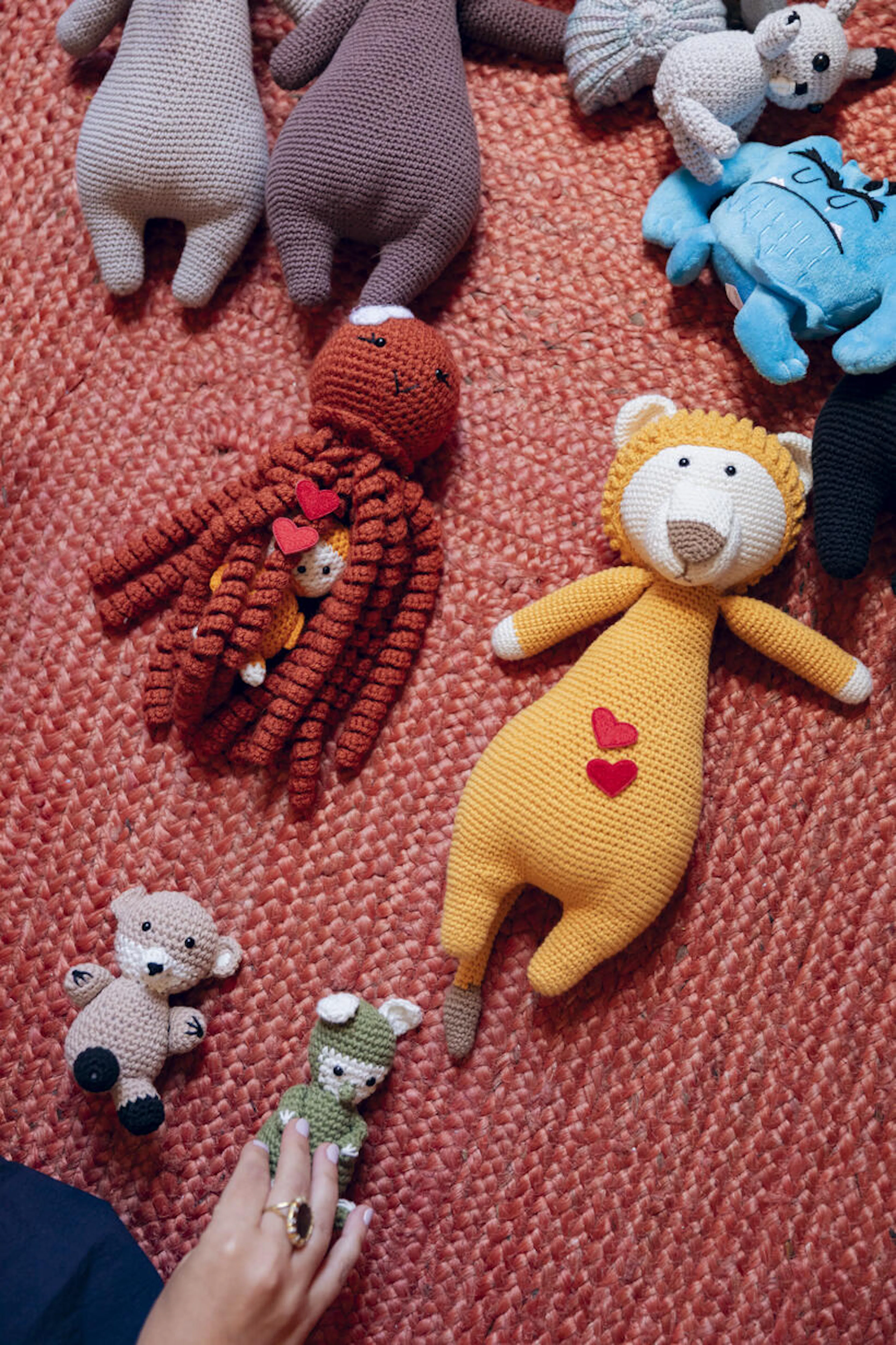 Peluches utilisées dans la méthode Raconte-moi mon histoire