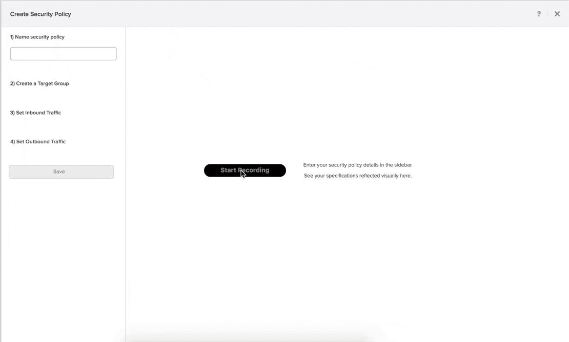 GIF of first design iteration