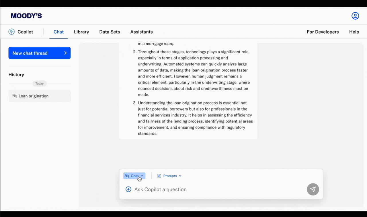 GIF of medium fidelity prototype