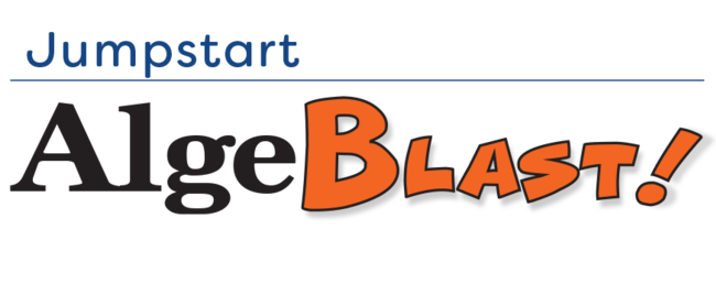 Algeblast!® - Algebra 1 End-of-Course Test Prep logo