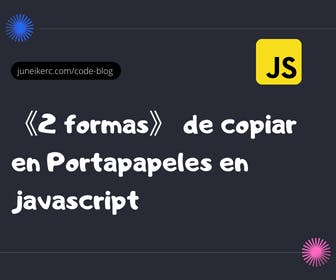 Imagen destacada del post: Cómo copiar texto al portapapeles con javascript