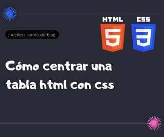 Featured image for the post: How to Center an HTML Table with CSS