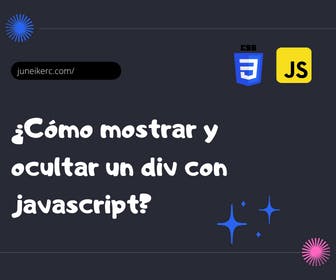 Imagen destacada del post: Cómo ocultar un div con javascript