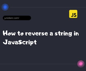 featured image post: How to reverse a string in JavaScript