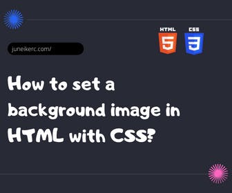 Featured image of the post: How to set a background image in HTML with CSS