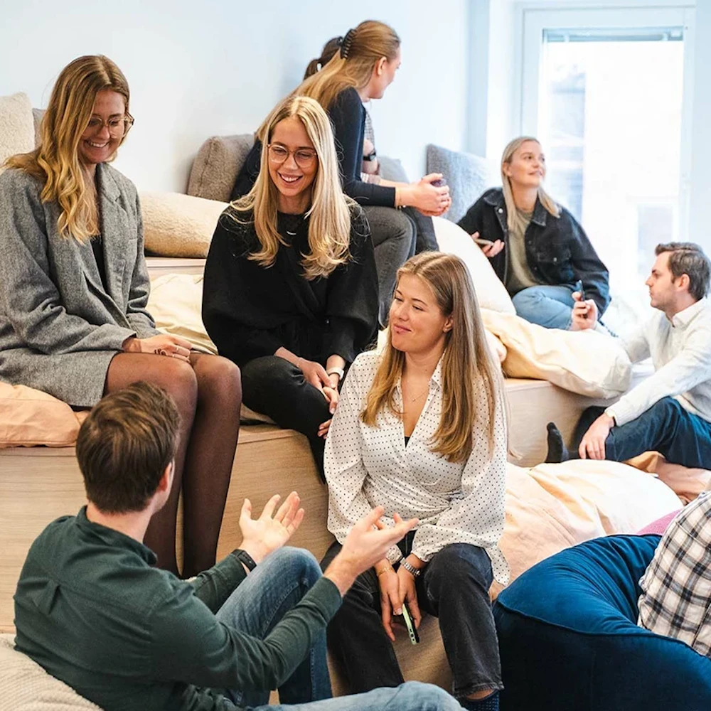 People sitting together