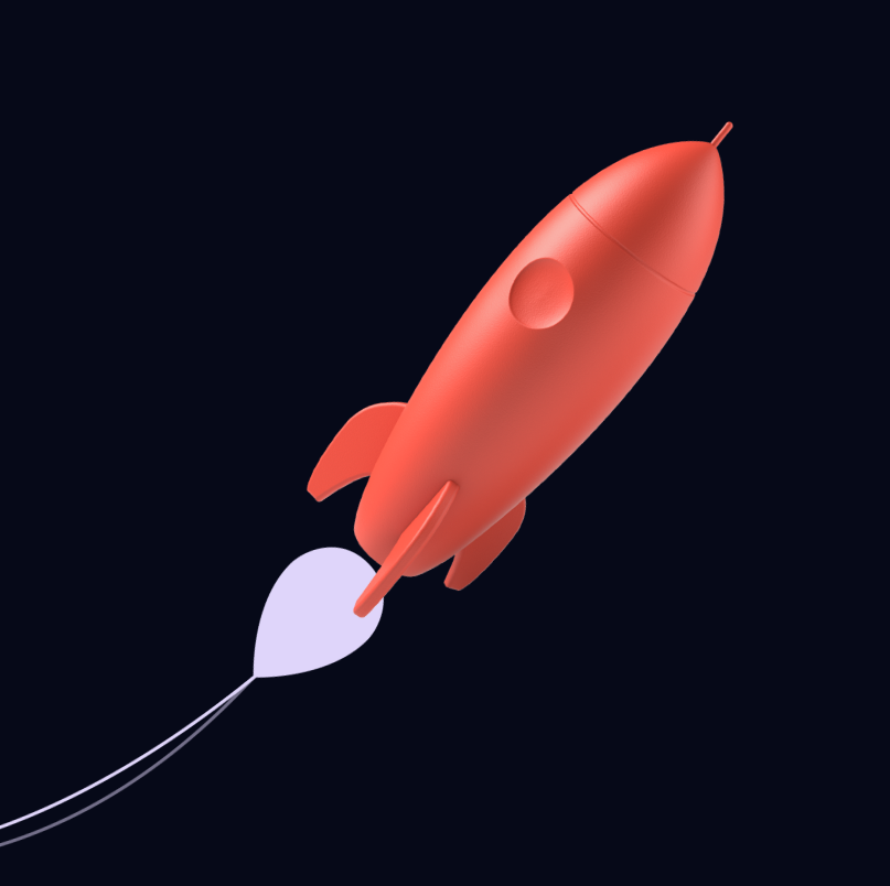Röd raket