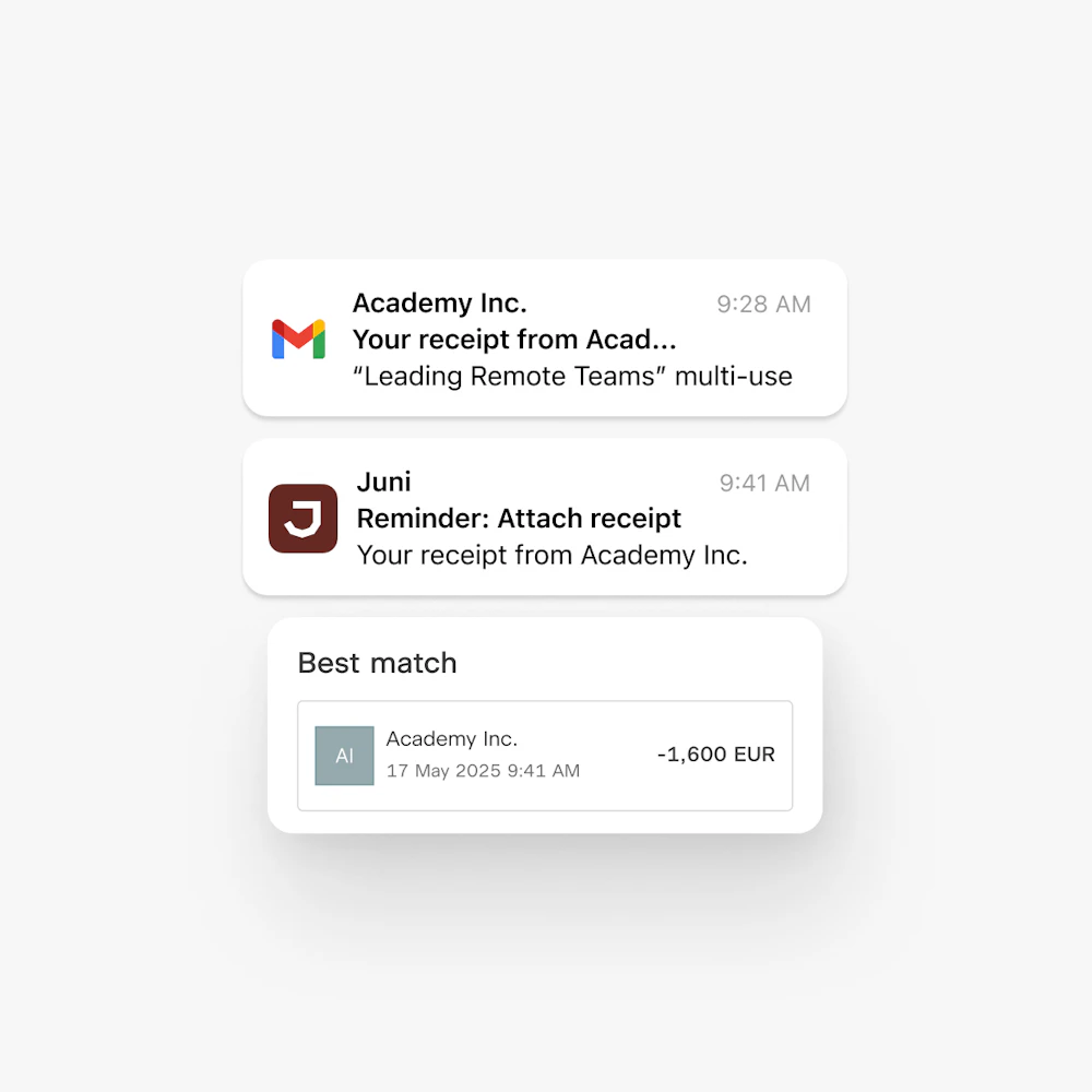 Smart automation for all your receipts