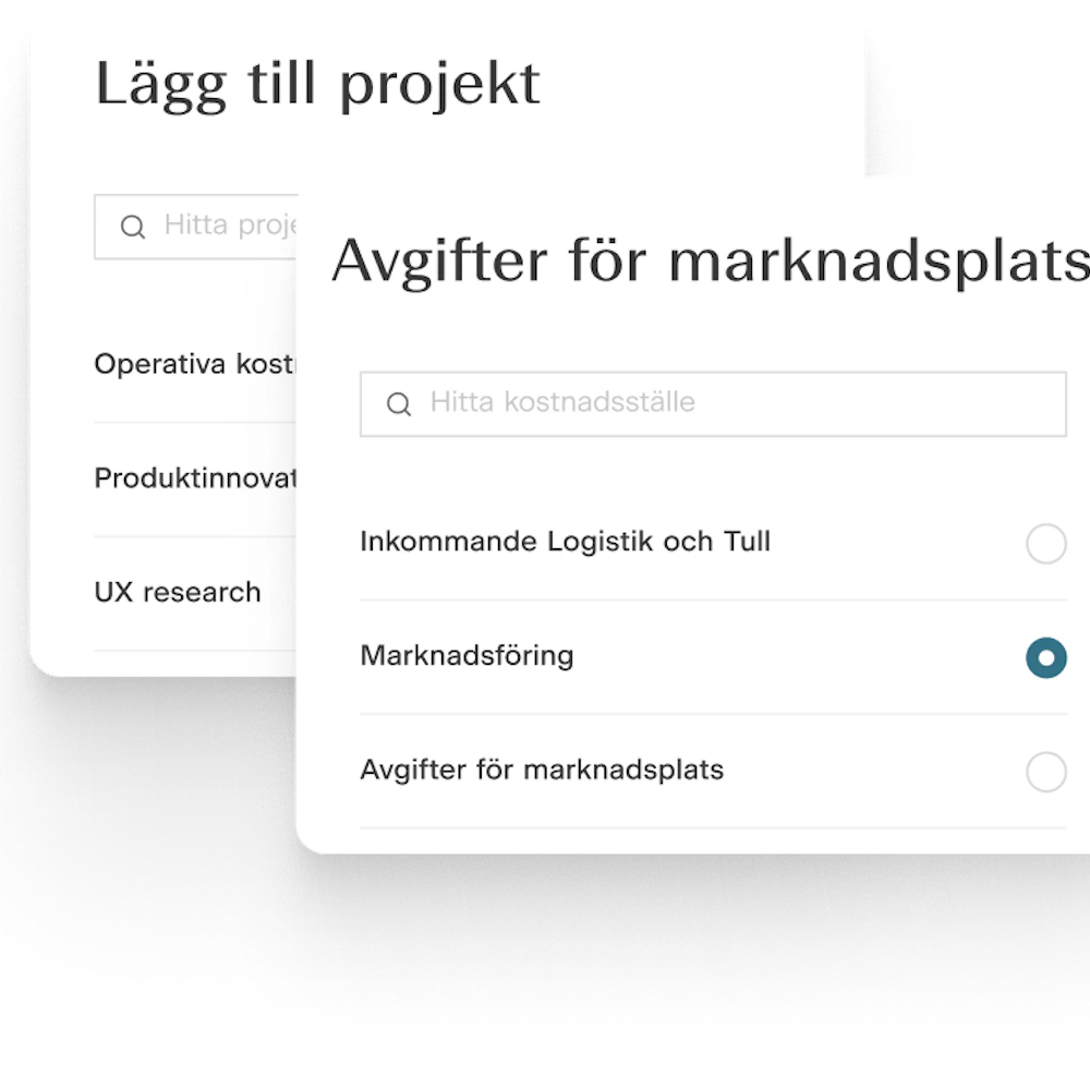Rätt bokföringsdata, direkt vid köpet