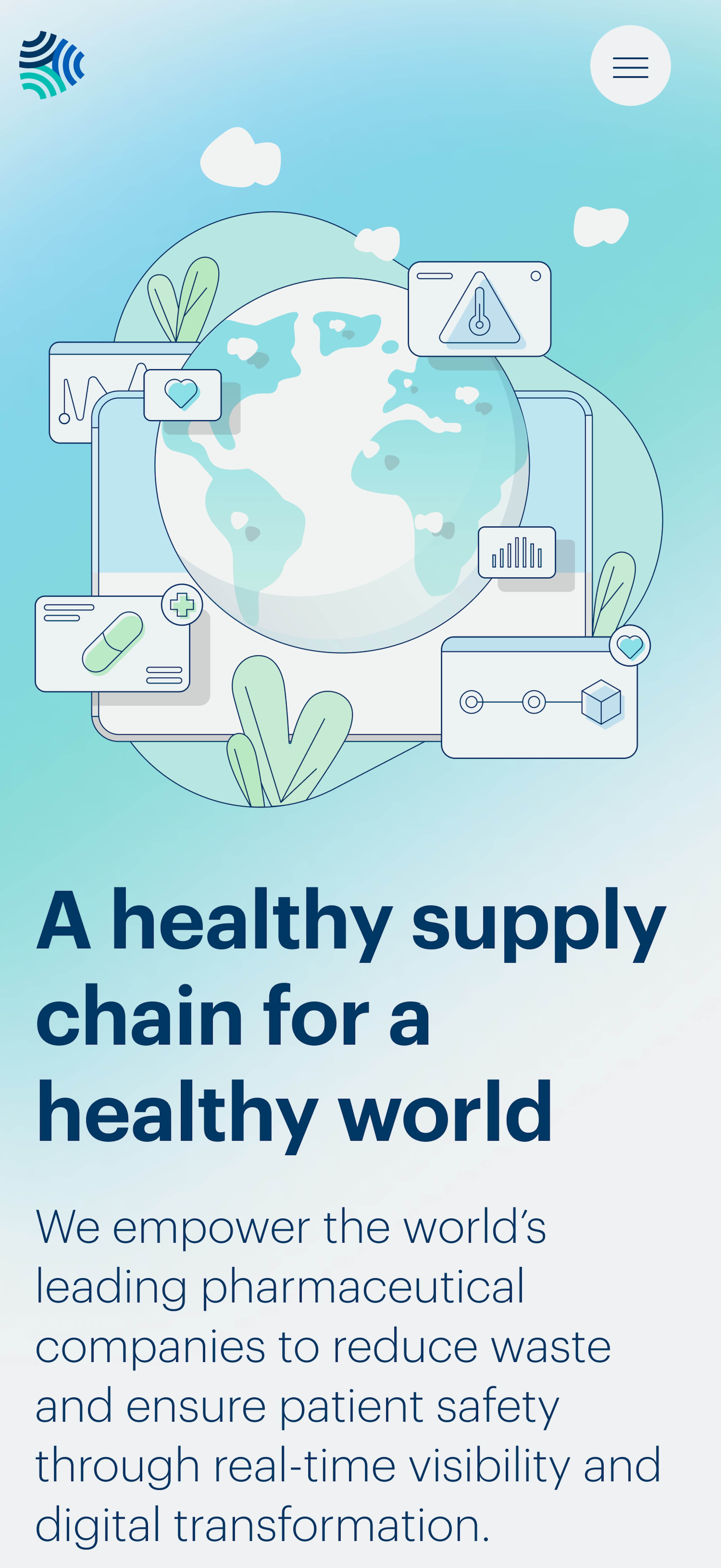 Mynd af undirsíðu Controlant