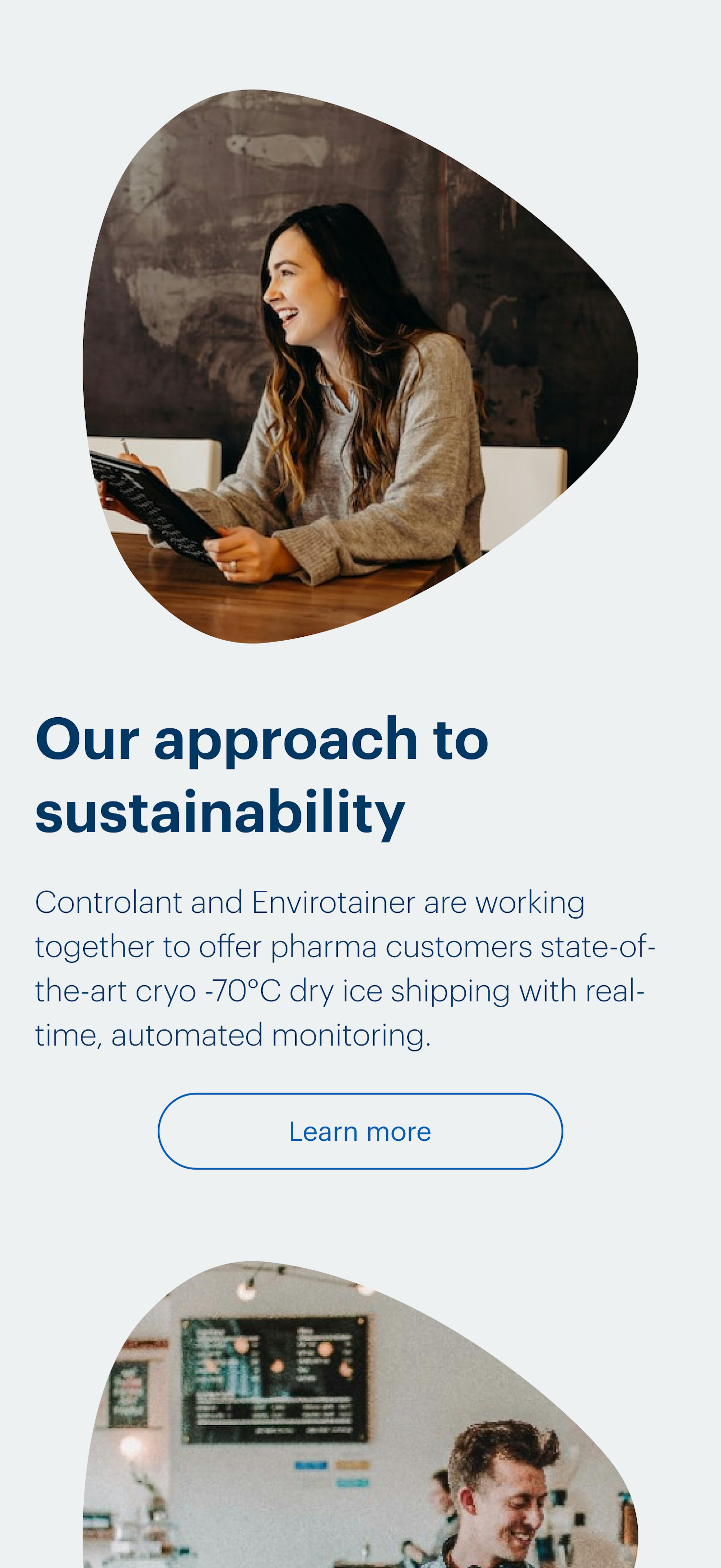 Mynd af undirsíðu Controlant