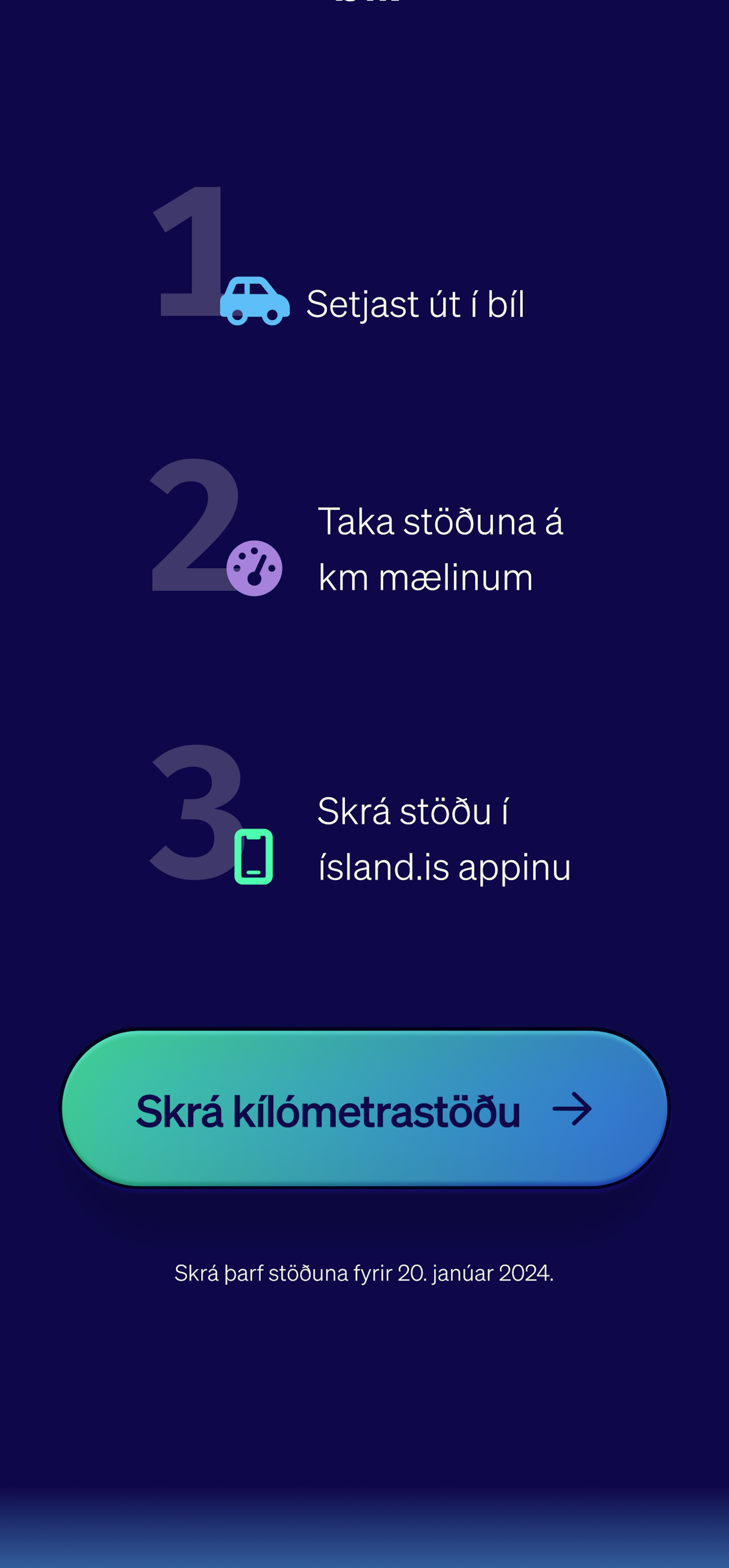 Skjámynd af vefsíðu Vegir okkar allra