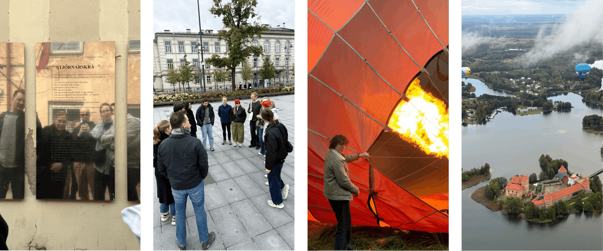 Svipmyndir frá Júníteymi í Vilníus