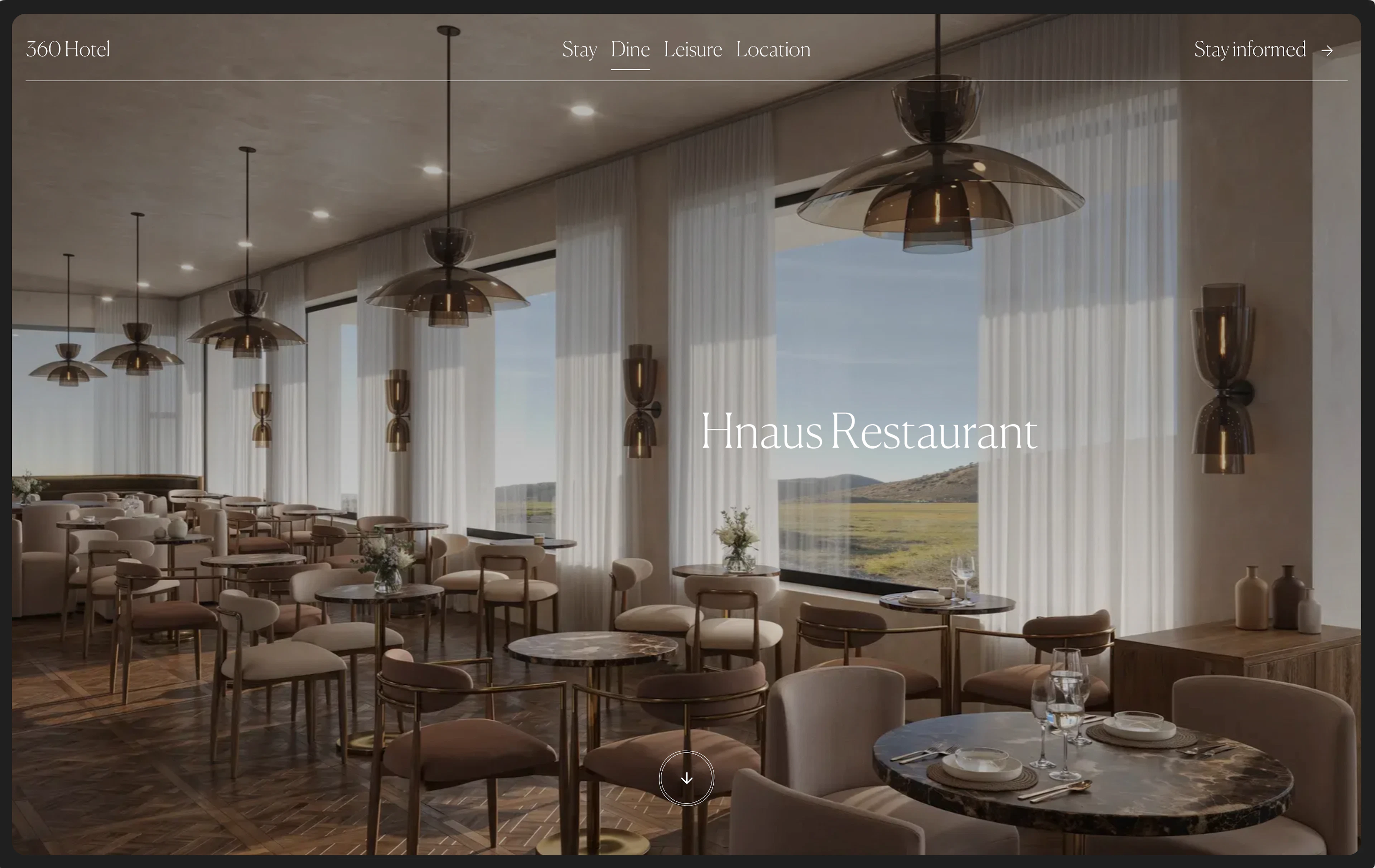 Hnaus Restaurant photo in 360 hotel