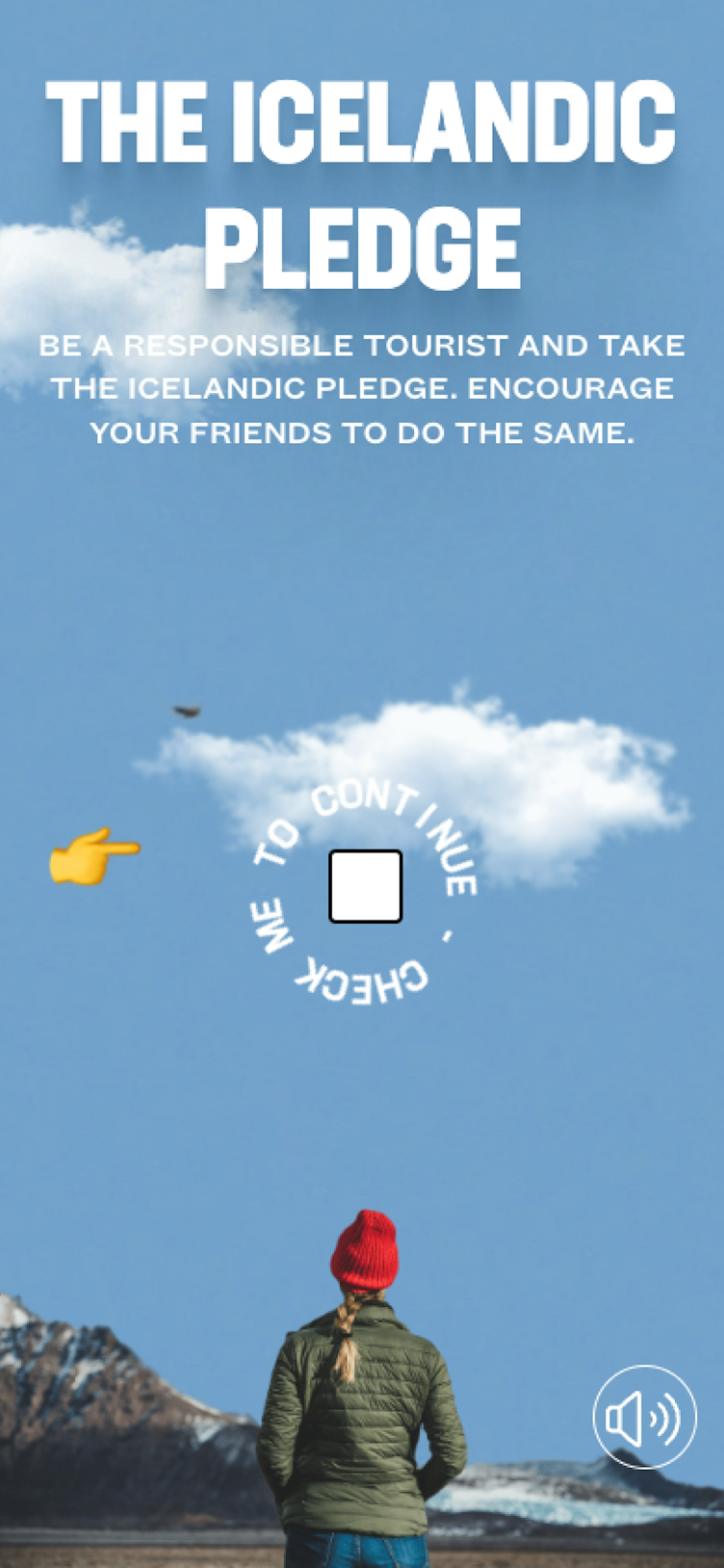 Skjámynd af vefsíðu Visit Iceland