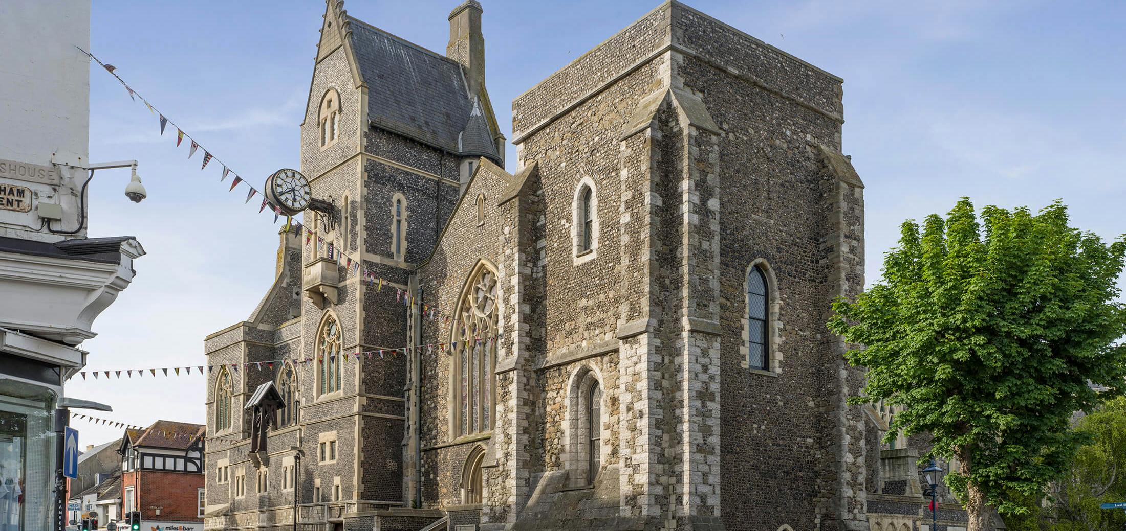 The exterior of Maison Dieu