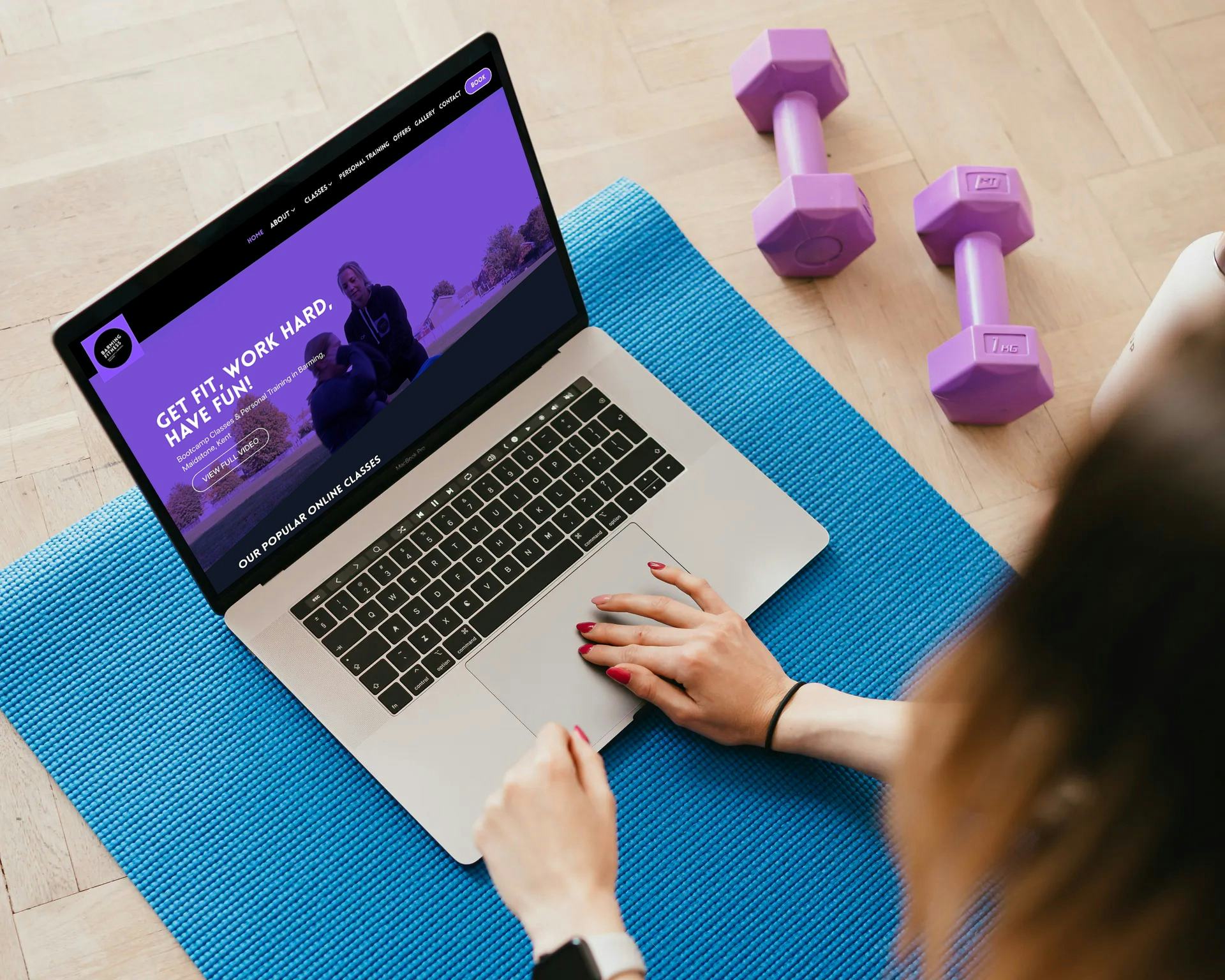 Barming Fitness on macbook