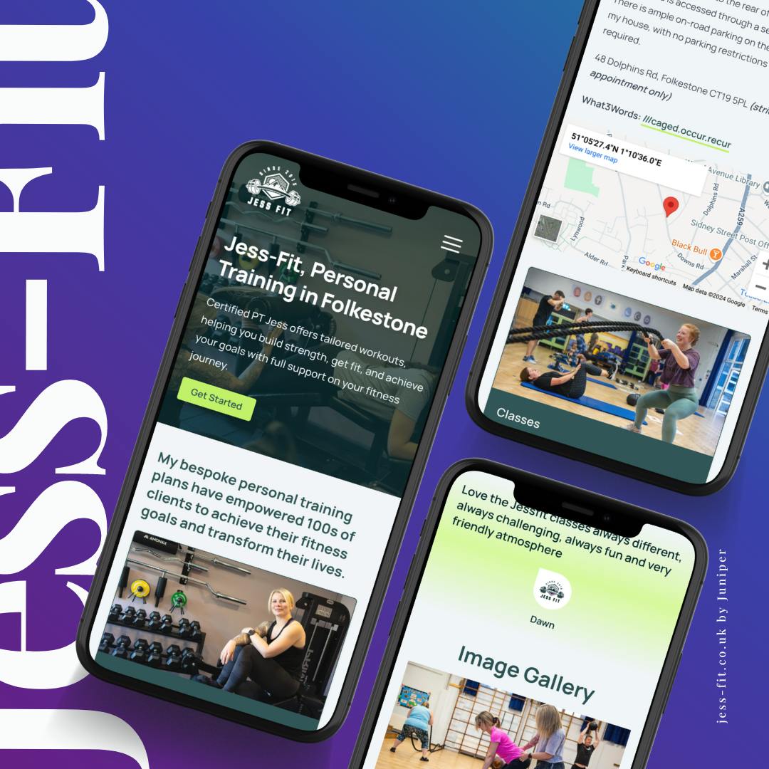 Website Development and Branding Solution for a Kent-based Personal Trainer Jess-Fit