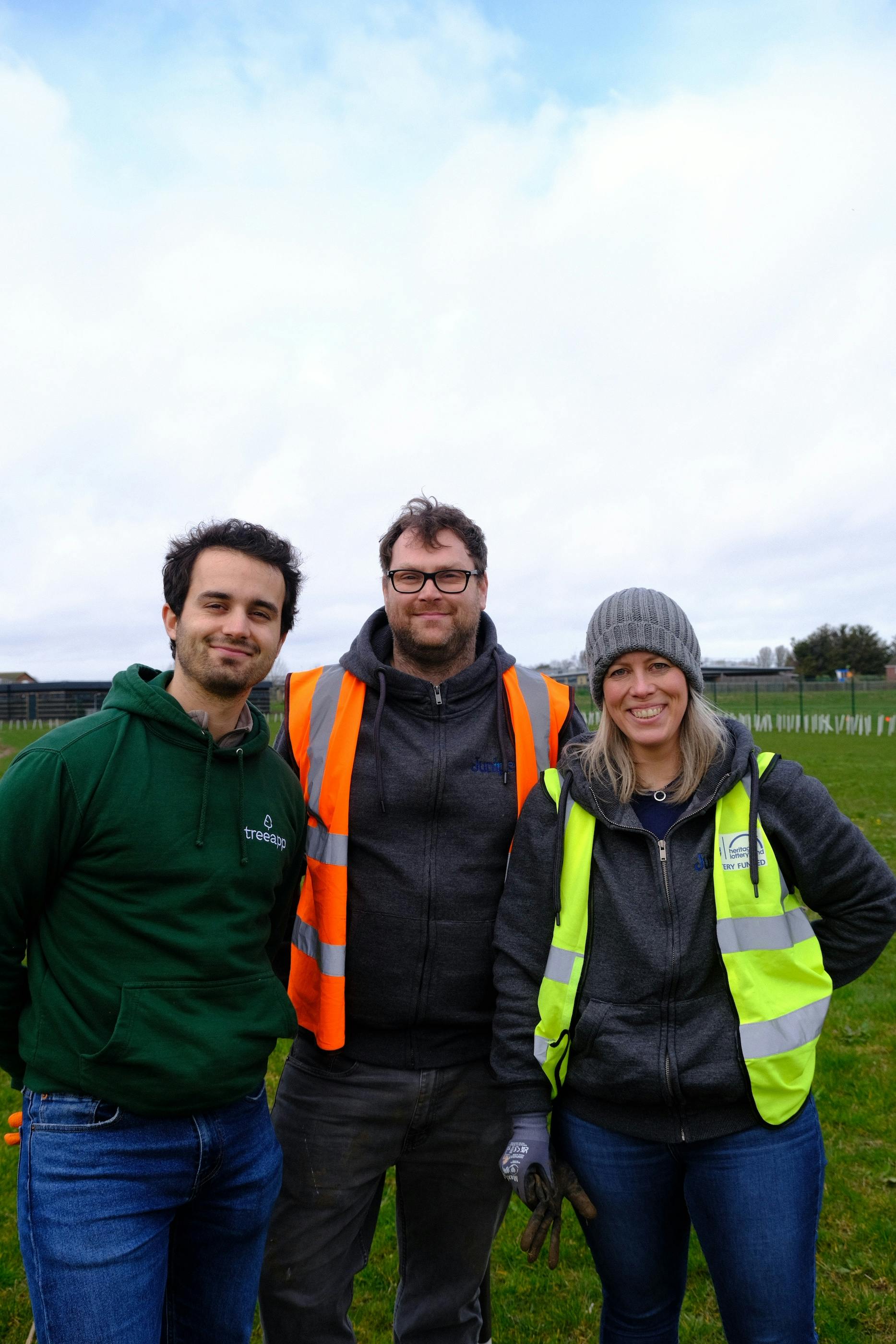 Godefroy from TreeApp with Jodie and Nicki from Juniper Studio