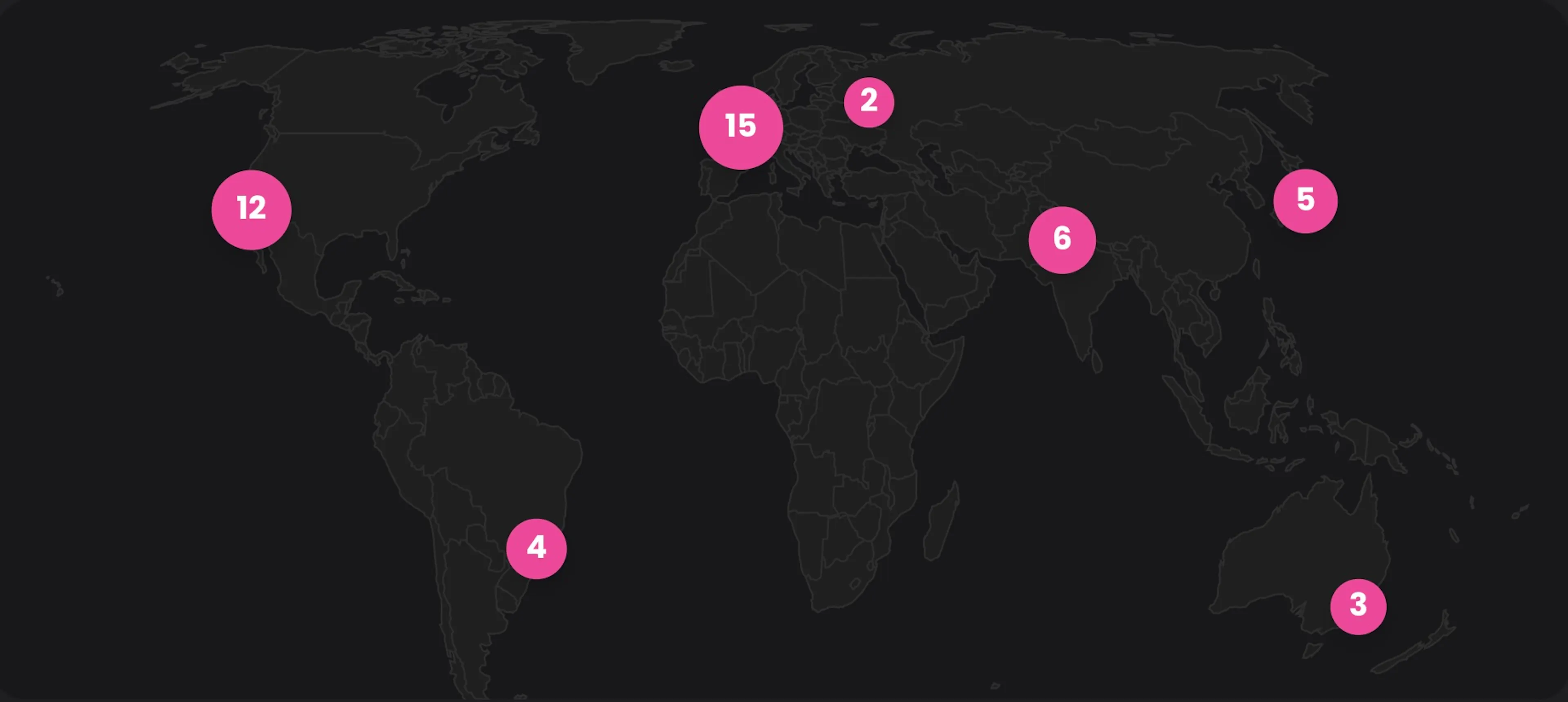 map with location dots
