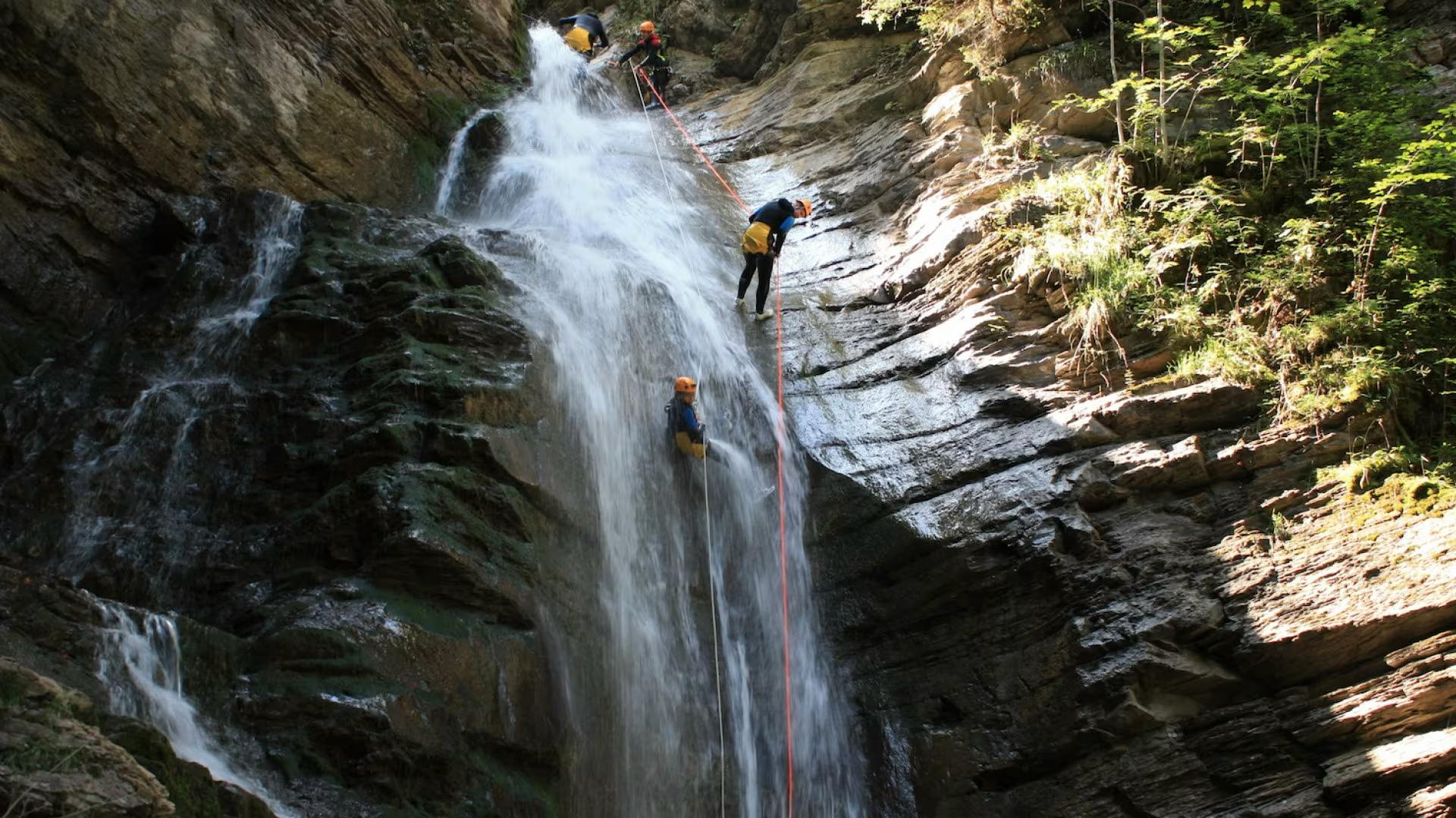 Canyoning en famille morzine