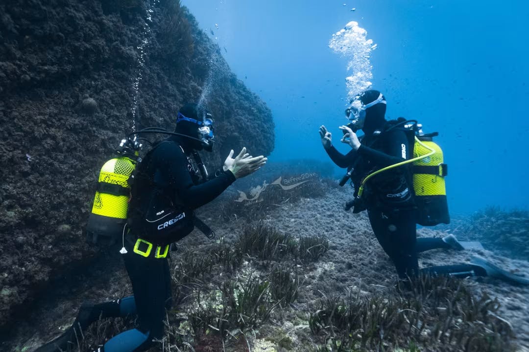 plongée dès 8 ans côte d'azur