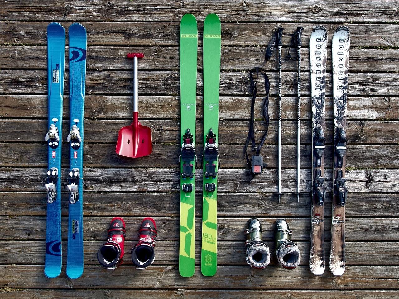 materiel de ski pour toute la famille