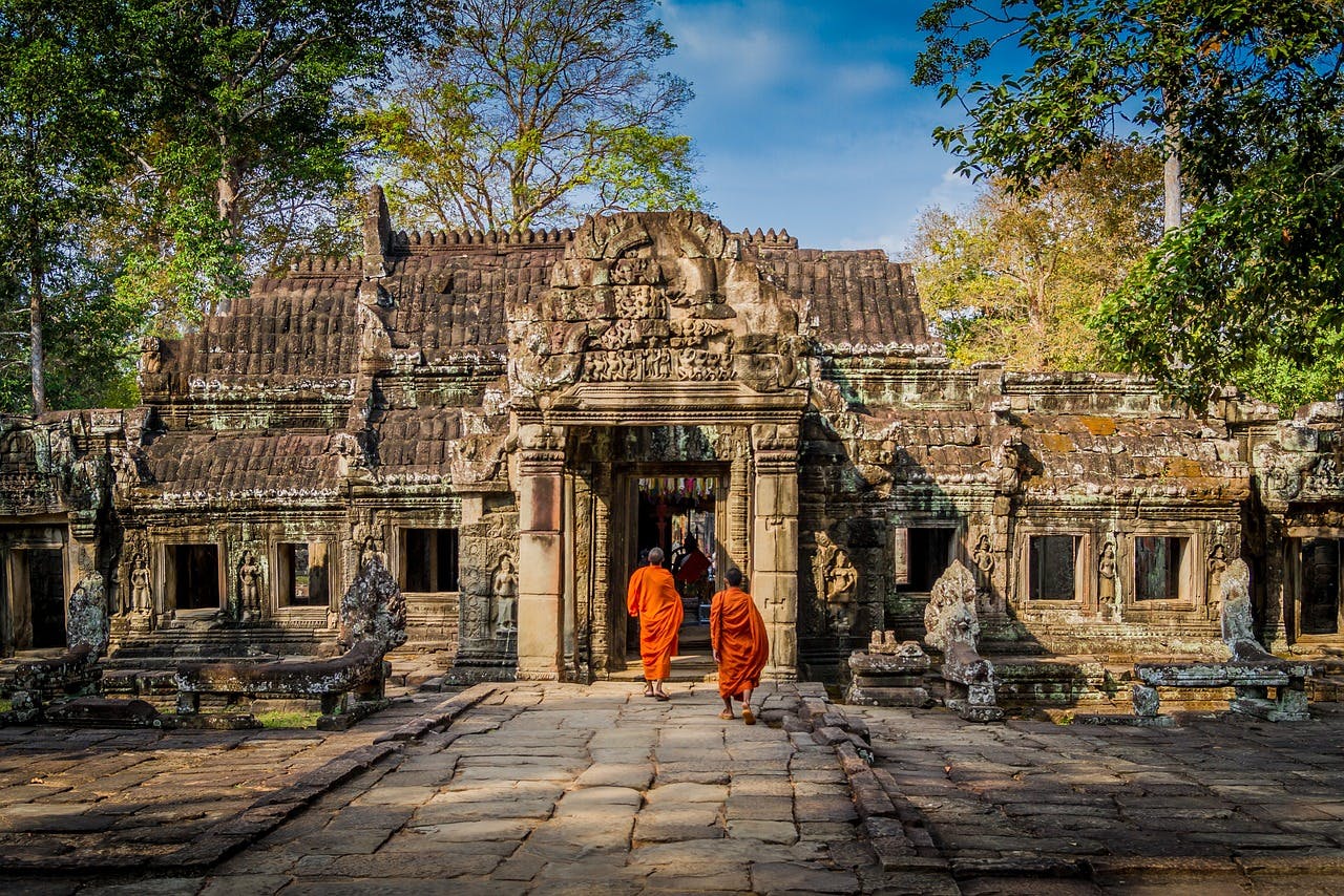 Temple d'Angkor au Cambodge
