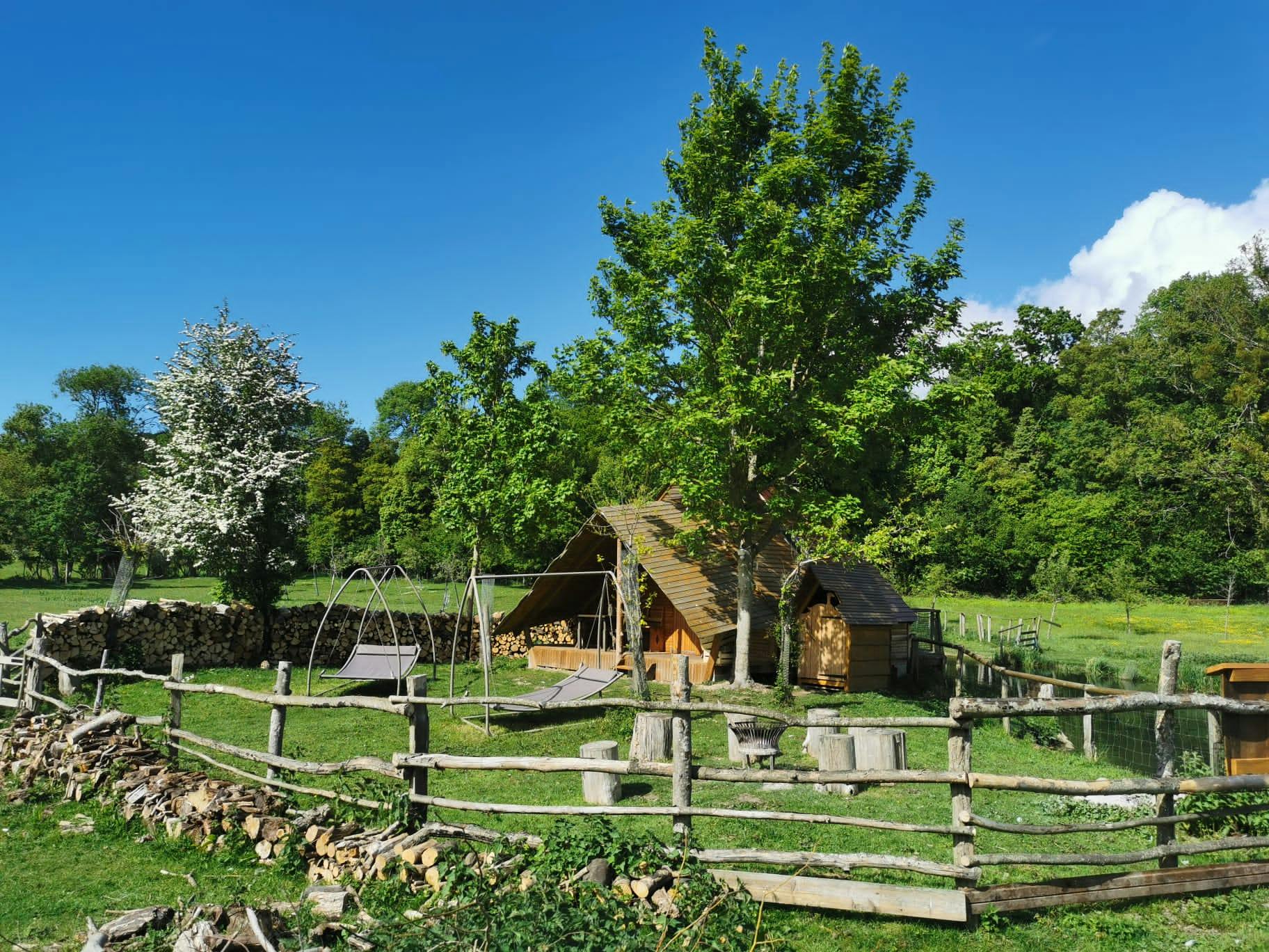 cabane insolite pour familles en Normandie 