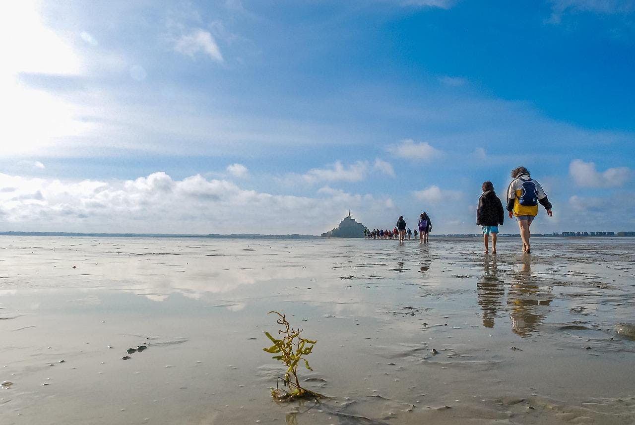 balade en famille au Mont Saint Michel