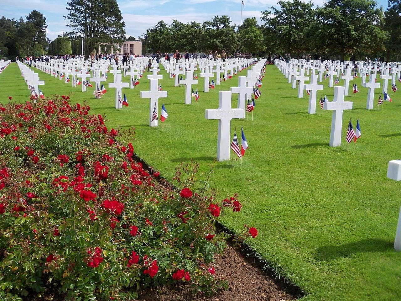 cimetière Omaha Beach Normandie