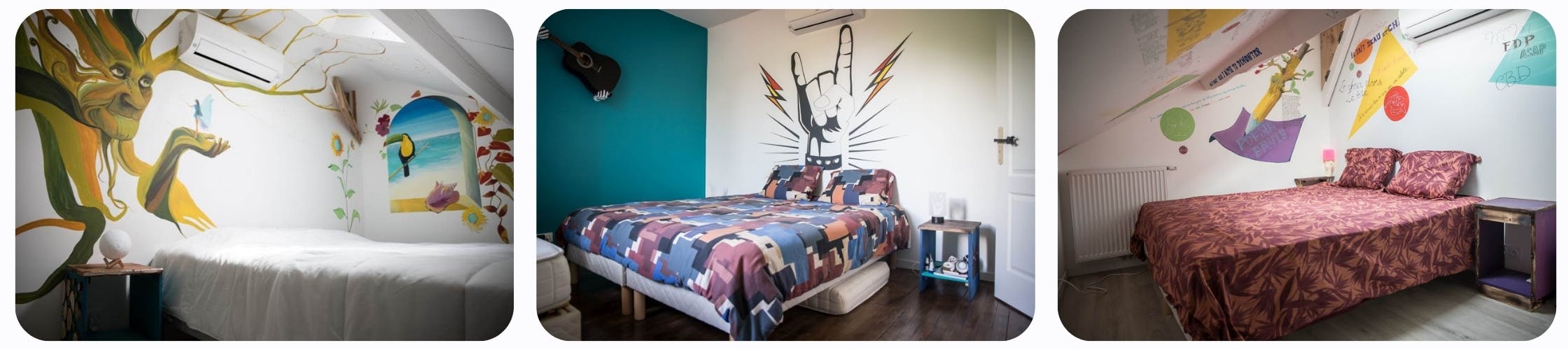 Chambres familiales insolites