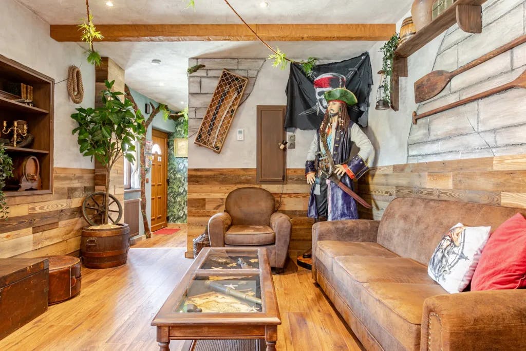 hébergement insolite sur le thème des pirates