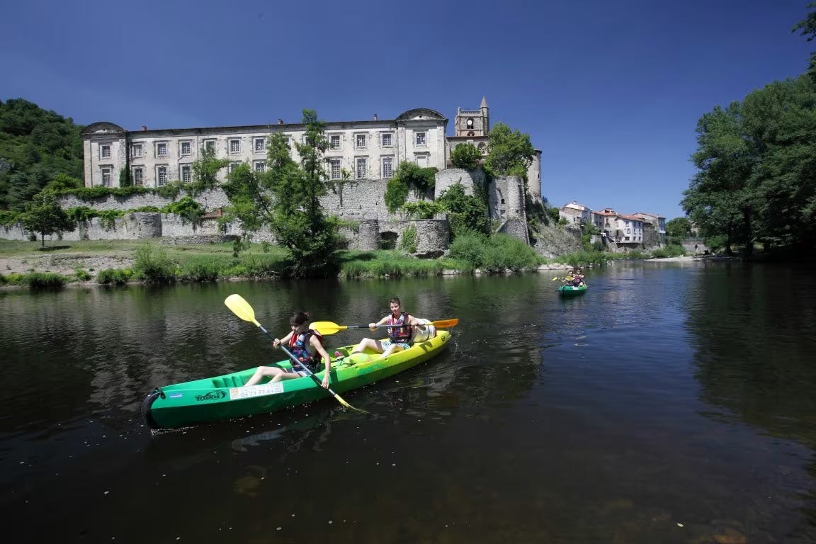 location canoe gorges allier