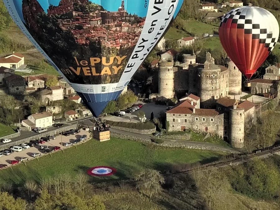 Vol en montgolfière au Puy en Velay en famille