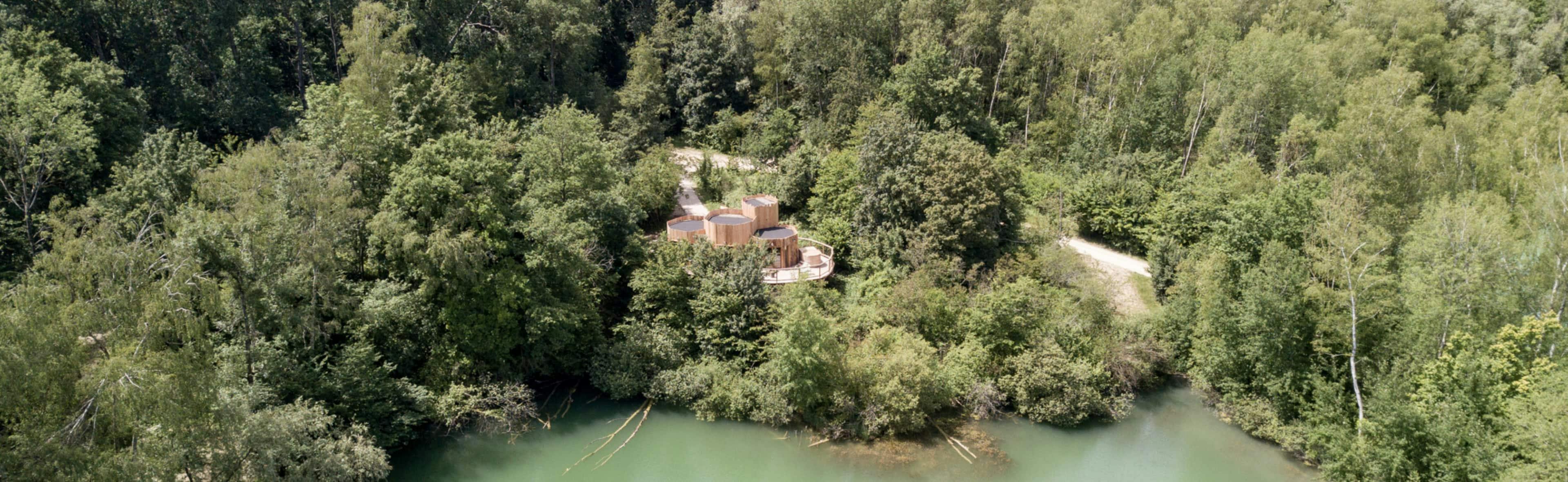Cabane avec spa 5 personnes