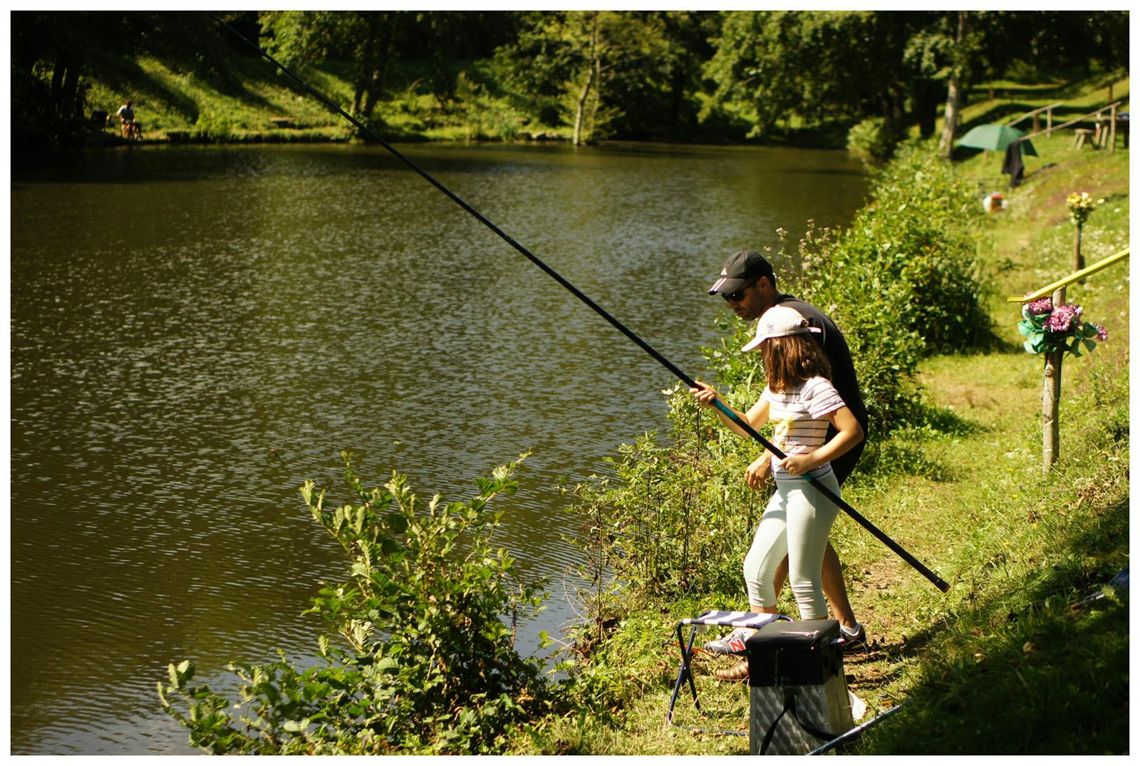 activité en famille pêche