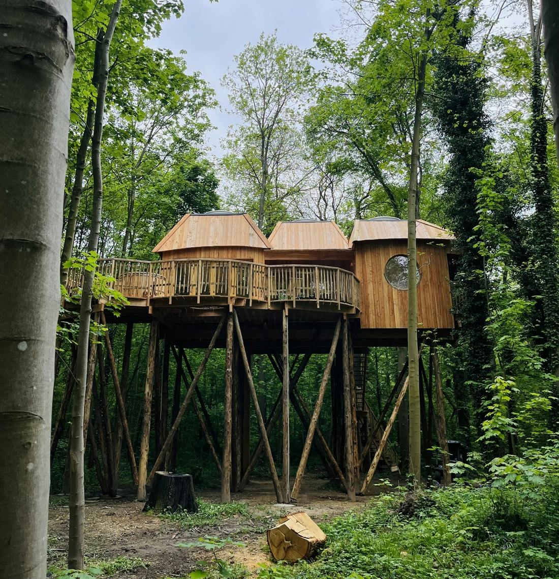 Cabane perchée 5 personnes oise
