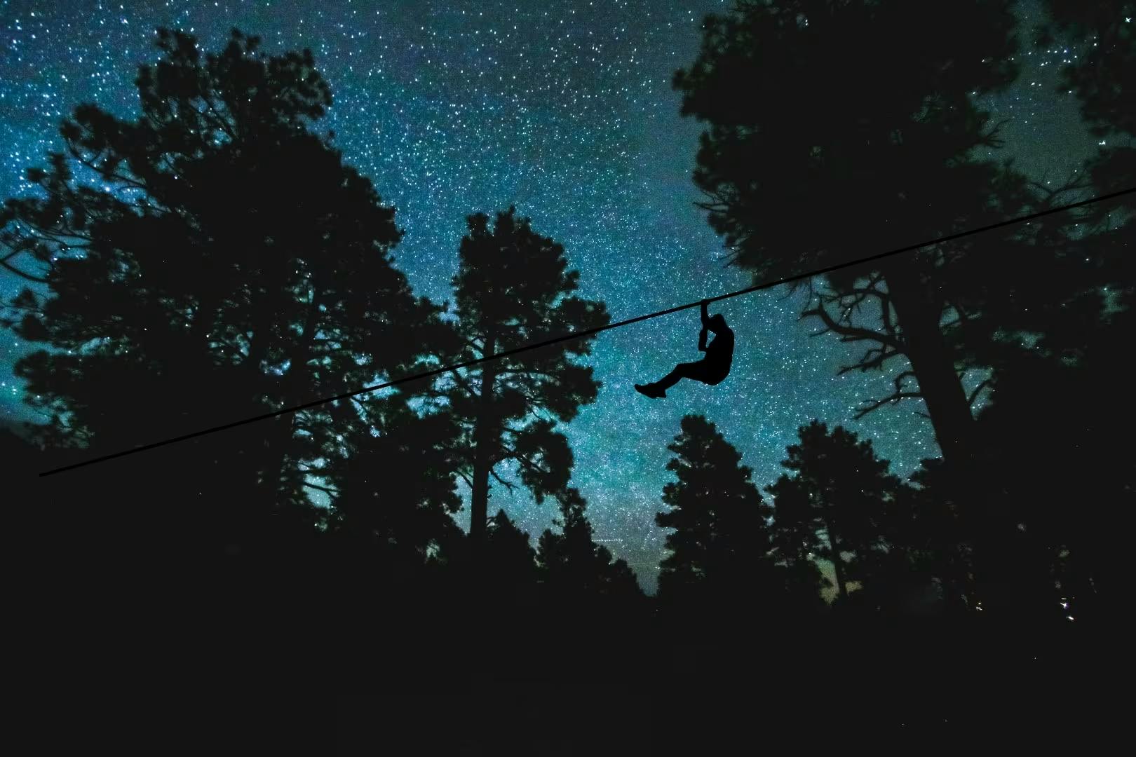 Accrobranche de nuit à Vallon-Pont-d’Arc, Ardèche